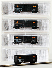 Micro-Trains American 40' Boxcar 4-Piece Set of the Southern Pacific Railroad 