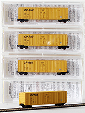 Micro-Trains Canadian 50' Boxcar 4-Piece Set of the Canadian Pacific Railway