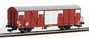 Roco Swiss Freight Car with Barrel Roof of the SBB