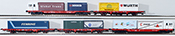 Trix German Powered Railcar Freight Train Set of the DB