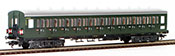 Trix German 3rd Class Compartment Coach of the DB