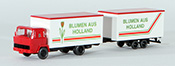 Wiking Blumen Aus Holland Truck and Trailer