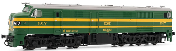 Electrotren E2413 - Spanish Diesel Locomotive 316.017 of the RENFE