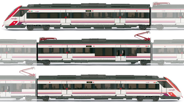 Electrotren E3463 - Spanish Electric unit Cercanías 463-CIVIA of the RENFE