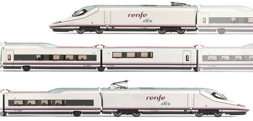 Electrotren E3514 - Set x 5 units AVE S-112 - Operadora, RENFE