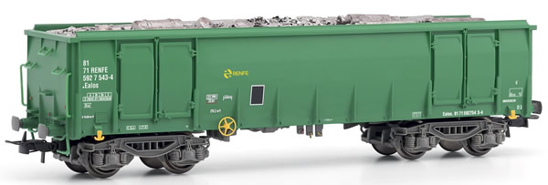 Electrotren E5387 - Gondola, type Ealos, loaded with scrap