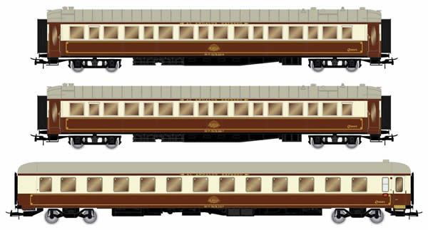 Electrotren HE4007 - 3pc Passenger Coach Set Al-Andalus