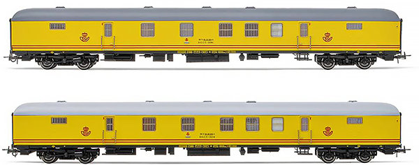 Electrotren HE4014 - Spanish Postal Van Set  2pcs DGCT 3000 of the RENFE