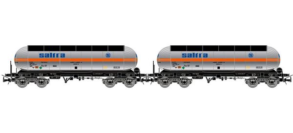 Electrotren HE6098 - 2pc Saltra Carbon Dioxide Tank Wagon Set
