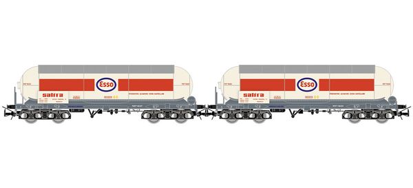 Electrotren HE6099 - 2pc Ammonia Tank Car “ESSO-Saltra” Set