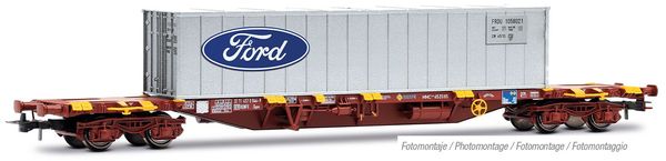 Electrotren HE6102 - MMC3 Container Wagon loaded with 40 container Ford