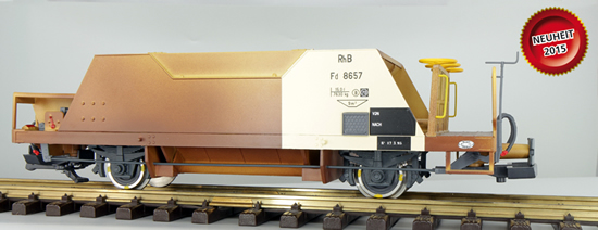 ESU 36053 - Freight car, Pullman IIm, Hopper car RhB Xc 9416