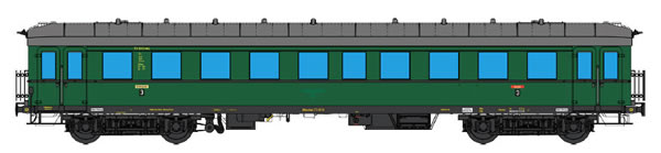 ESU 36145 - German Passenger Car G36 of the DRG