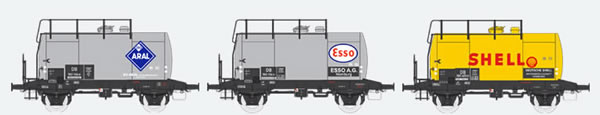 ESU 36201 - German Tank Car Set of the DB