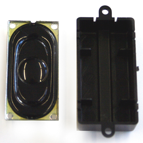 ESU 50448 - Loudspeaker 20mm x 40mm, square, 100 Ohm, with sound chamber