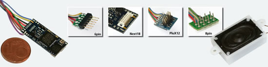 ESU 56899 - LokSound micro V4.0 Universal sound for self-programming, with 8-pol. NEM652