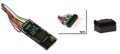 ESU 58816 - LokSound v5 micro DCC/MM/SX/M4 No sounds loaded, 6-pin NEM651, with speaker 11x15mm