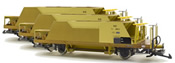Hopper car set (Fd 8660, Fd 8662, Fd 8663), RhB, yellow