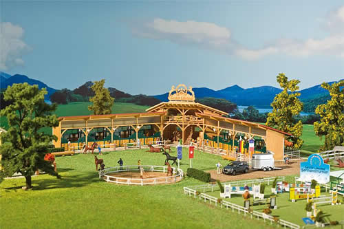 Faller 130540 - Limited PREMIUM Model Riding centre Lilienhof stud farm, The