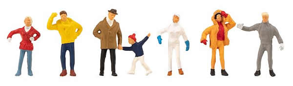 Faller 150956 - Visitors to a Christmas fair