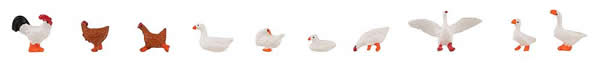 Faller 151909 - Hens, ducks and geese