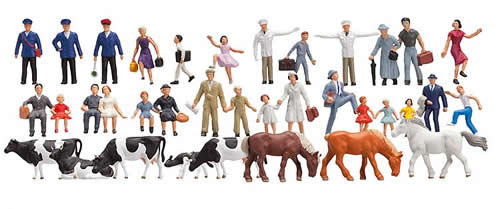 Faller 155253 - Beginner’s Set - figures, 36 pieces