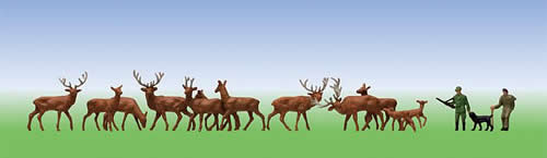 Faller 155511 - Forest hands, forester, deer