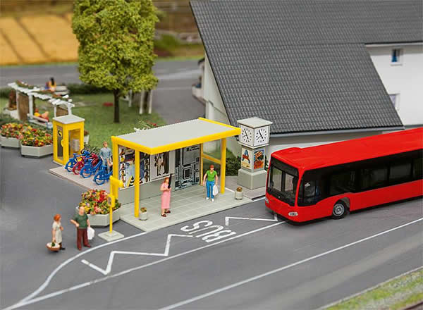 Faller 161653 - Car System Bus stop set