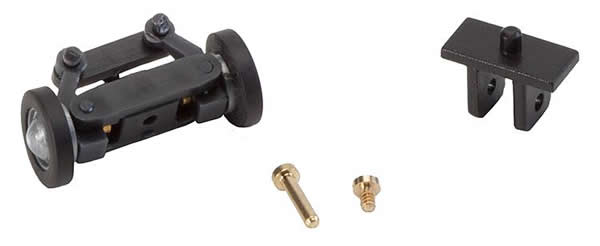 Faller 163009 - Front axle, completely assembled for N buses (with wheels)