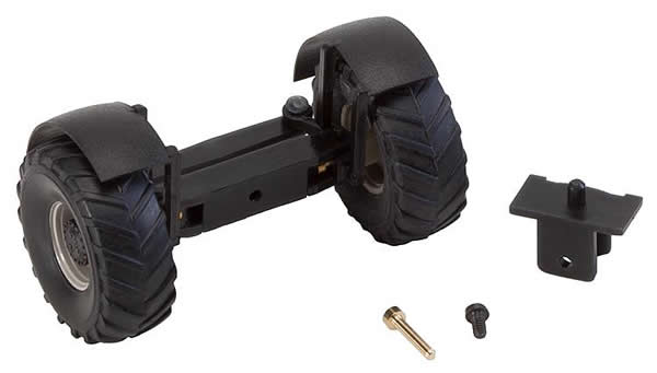 Faller 163013 - Front axle, completely assembled for tractors (with wheels)