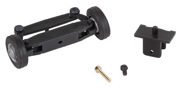Faller 163015 - Front axle, completely assembled for bus (with wheels)
