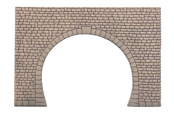 Faller 170866 - 170866 Decorative panel tunnel portal, 2-track, natural stone cuboid