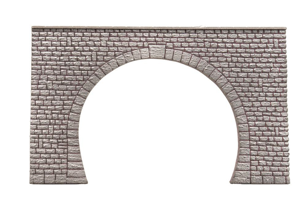 Faller 170868 - 170868 Decorative panel tunnel portal, 2-track, natural stone cuboid