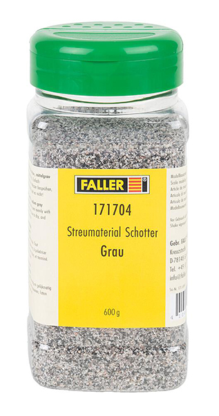 Faller 171704 - 171704 Gritting material Gravel, grey, 600 g