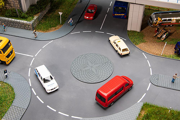 Faller 180277 - Mini roundabout and traffic island