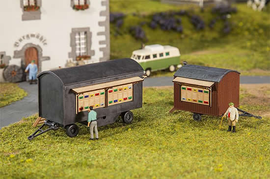 Faller 180385 - 2 Beekeepers trailers