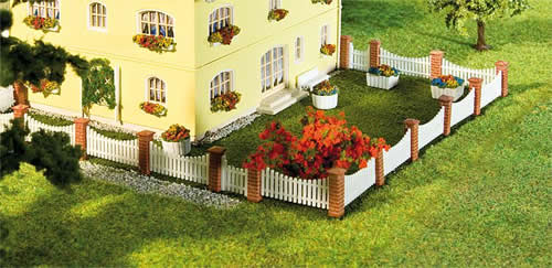 Faller 180429 - Front garden fencing, 385 mm