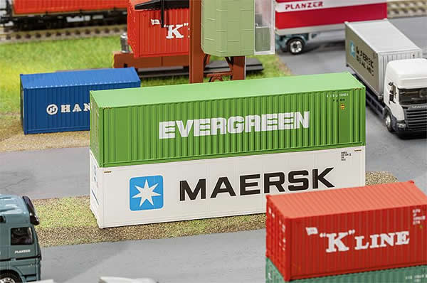 Faller 180846 - 40 Hi-Cube Container EVERGREEN