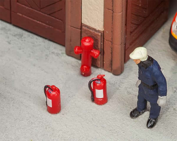 Faller 180950 - 6 Extinguishers and 2 hydrants