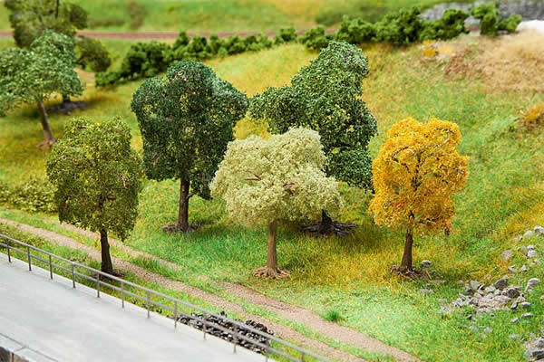 Faller 181171 - 5 PREMIUM Trees, assorted