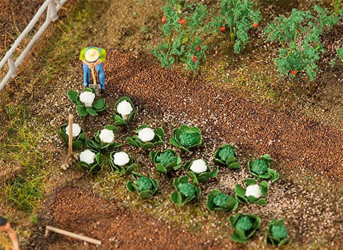 Faller 181257 - 10 Heads of green cabbage and 10 heads of cauliflower