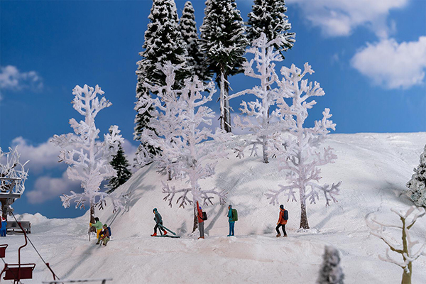 Faller 181582 - 5 Snow-covered Trees