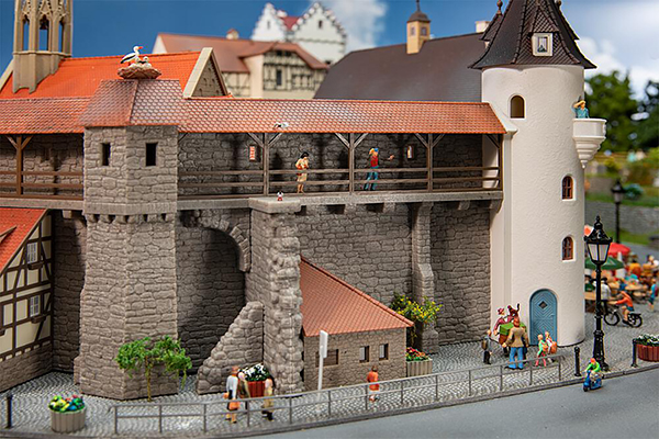 Faller 191790 - Old town wall with extension