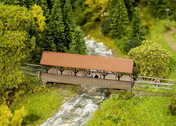 Faller 222574 - Roofed pedestrian bridge