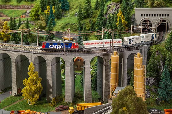 Faller 222598 - Viaduct set, two-track, curved