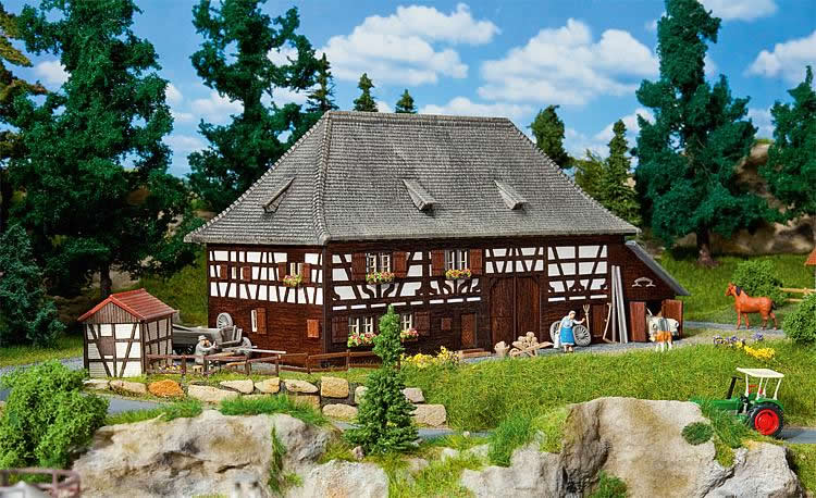 Faller 151634 - Maquette "Marché Hebdomadaire II" Pour Diorama Et Modélisme