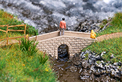 Small stone bridge