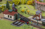 Branch line locomotive shed with block post Set
