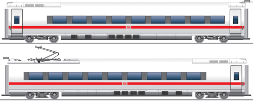 Fleischmann 388101 - ICE 3 BR 407 Supplement Set Velaro, SET I, AC