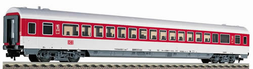 Fleischmann 5102 - IC/EC long distance openplan coach in traffic red livery, 1st class, type Apmz.117.2 of the DB AG